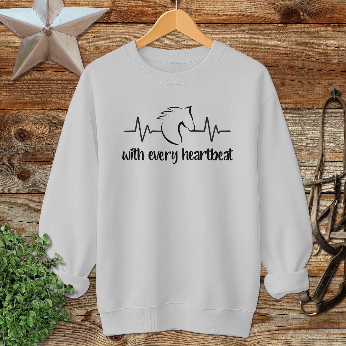 Every Heartbeat Horse Sweatshirt