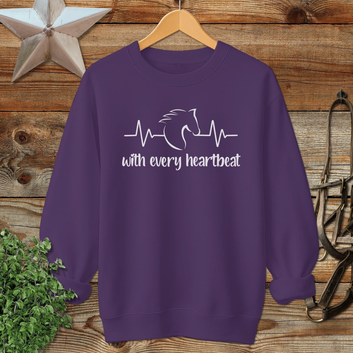 Every Heartbeat Horse Sweatshirt
