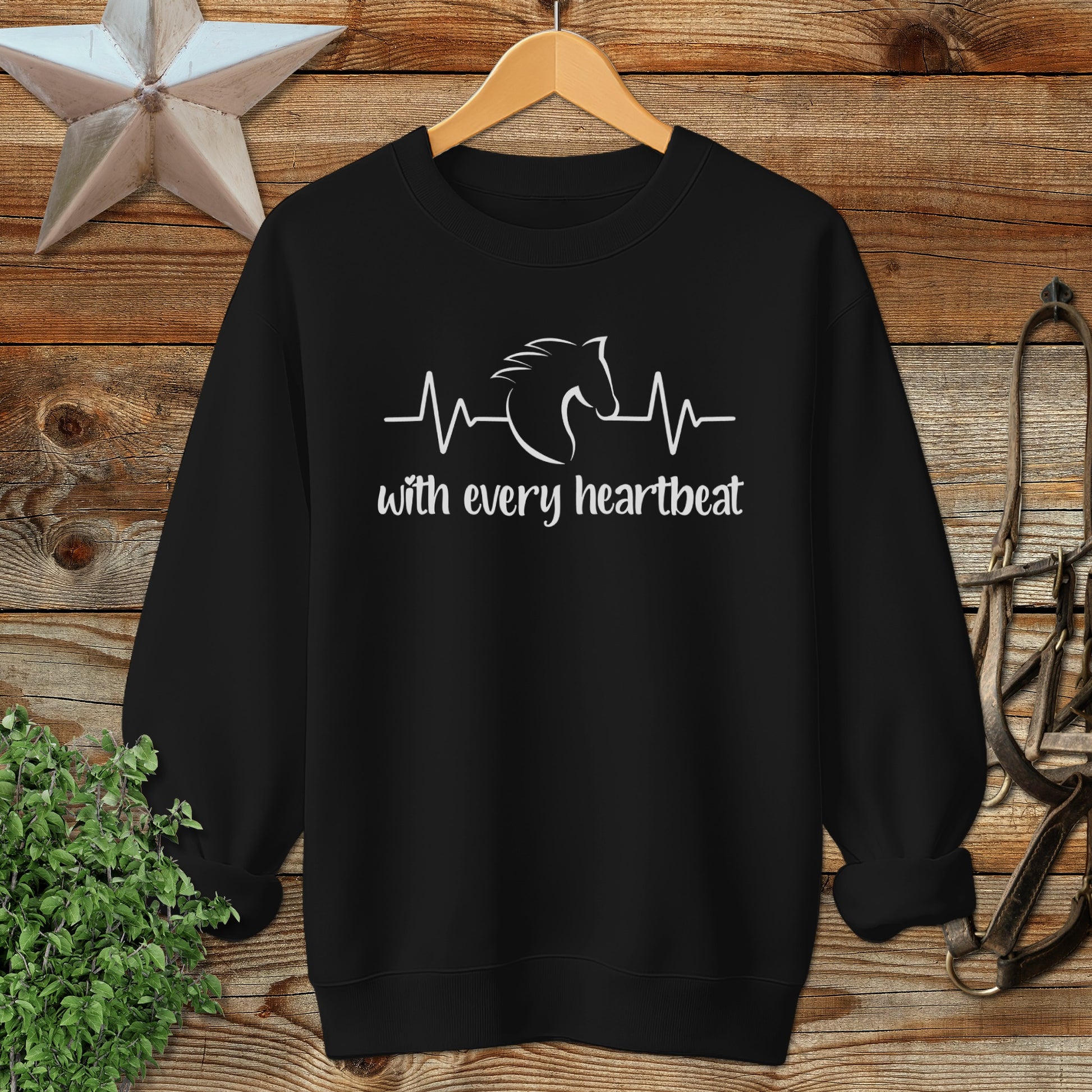 Every Heartbeat Horse Sweatshirt