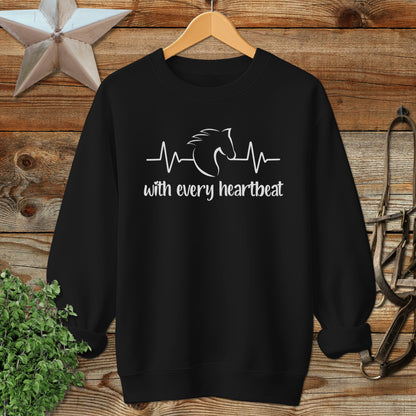 Every Heartbeat Horse Sweatshirt