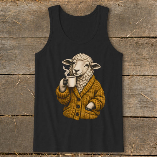 Ewe in a Sweater Tank Top