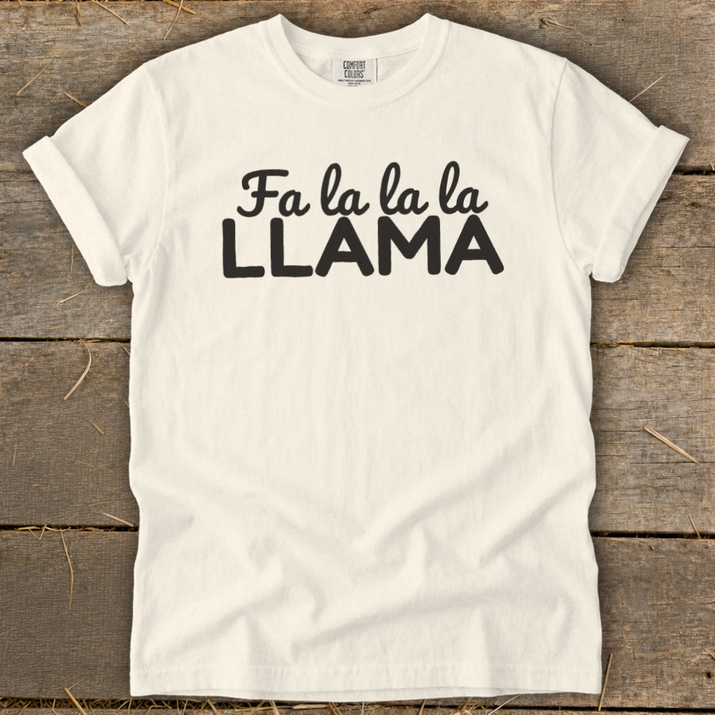 Fa La La La Llama Signature Tee