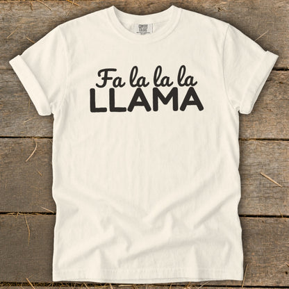Fa La La La Llama Signature Tee