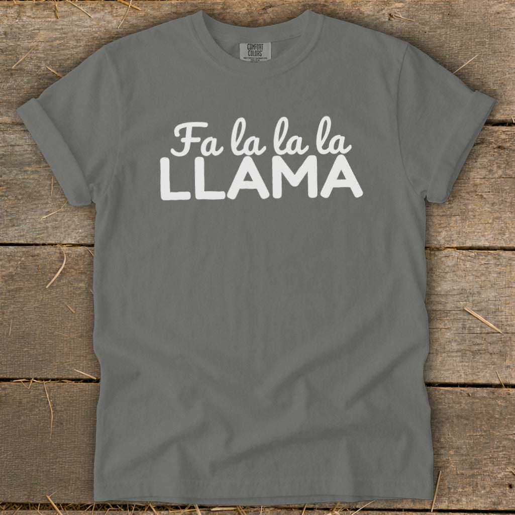 Fa La La La Llama Signature Tee