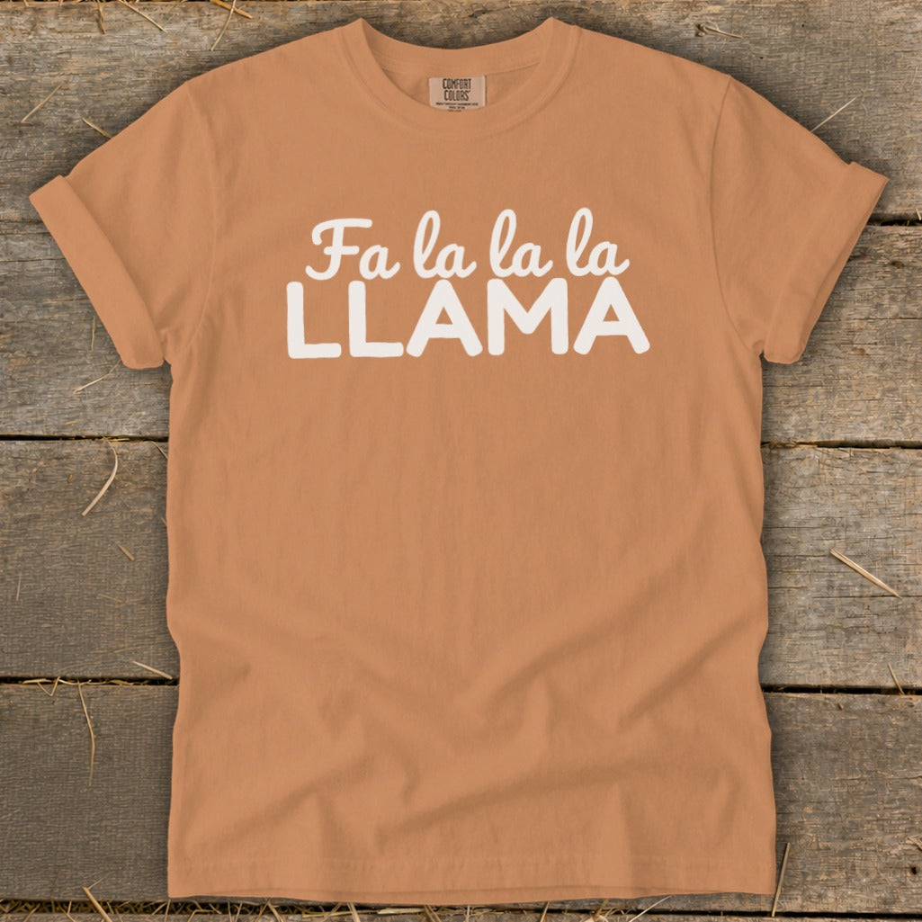 Fa La La La Llama Signature Tee