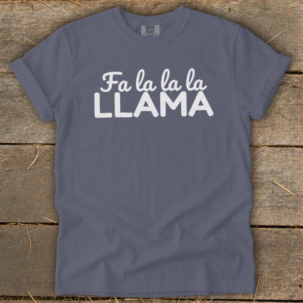 Fa La La La Llama Signature Tee