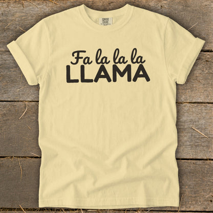 Fa La La La Llama Signature Tee
