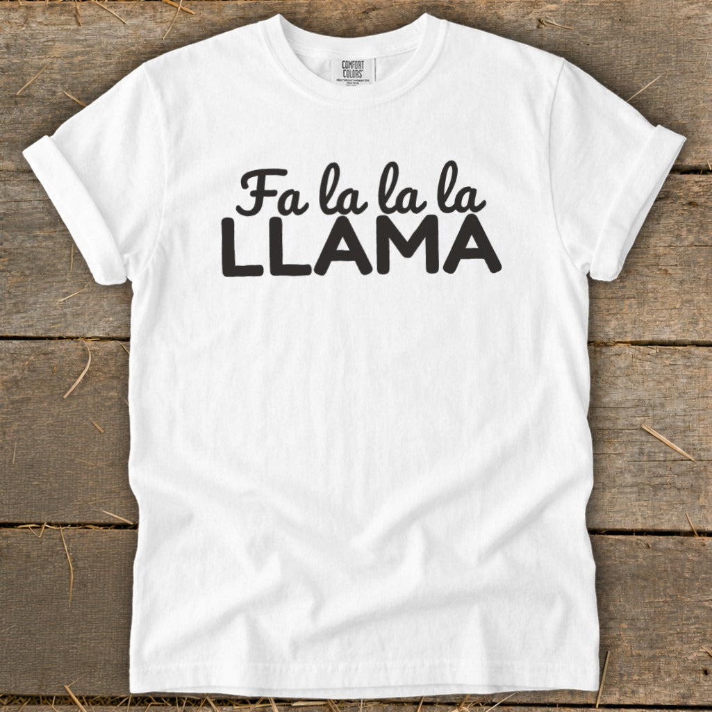Fa La La La Llama Signature Tee