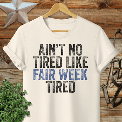 Fair Week Tired Softstyle Tee