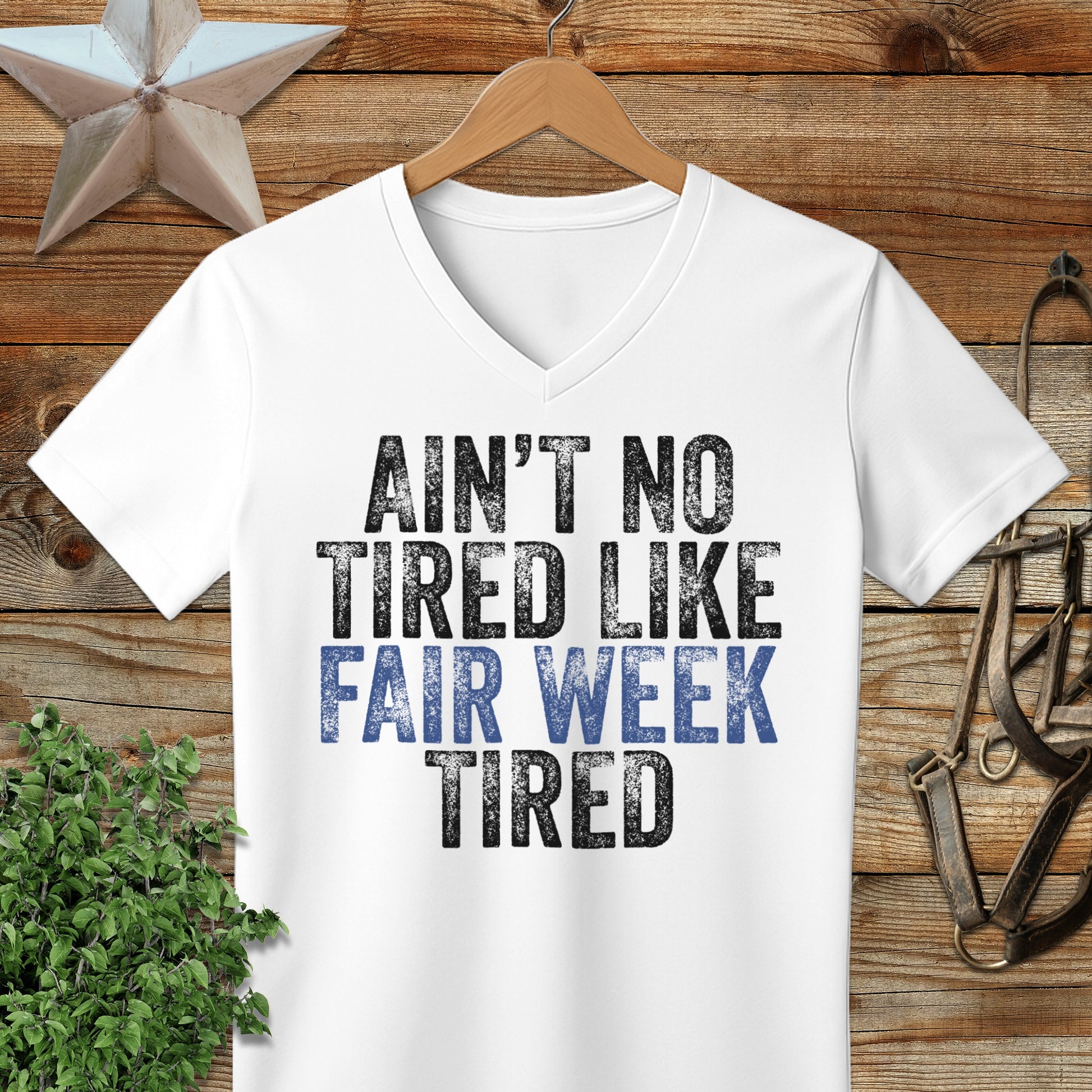 Fair Week Tired V-neck