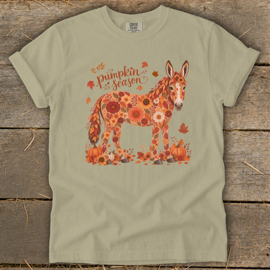 Fall Floral Donkey Signature Tee