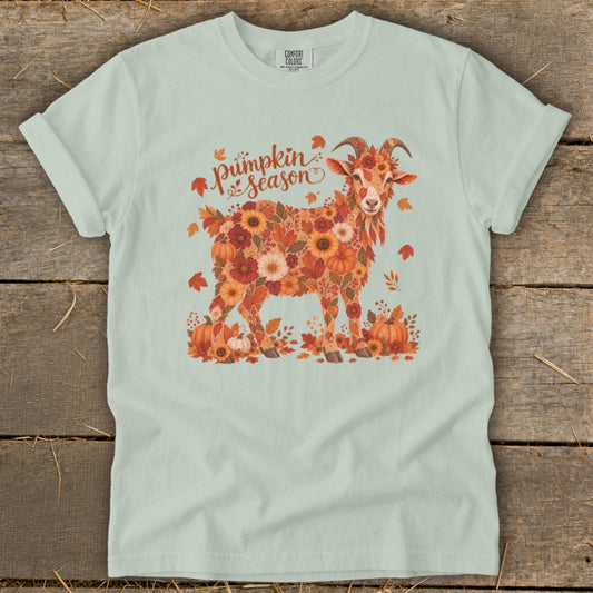 Fall Floral Goat Signature Tee