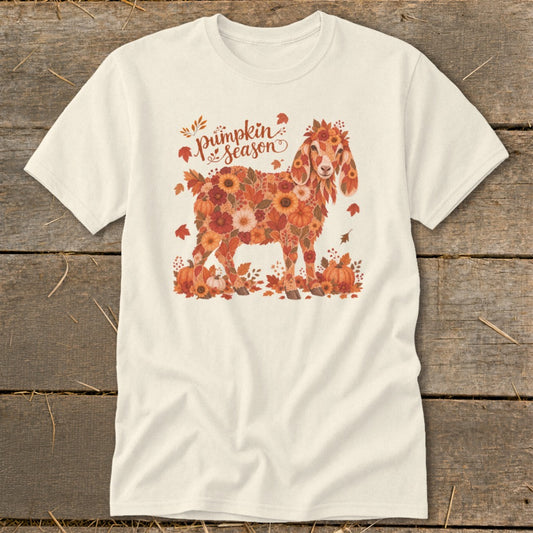 Fall Floral Nubian Goat Classic Tee