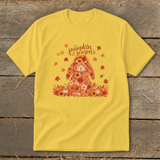 Fall Floral Rabbit Youth Tee