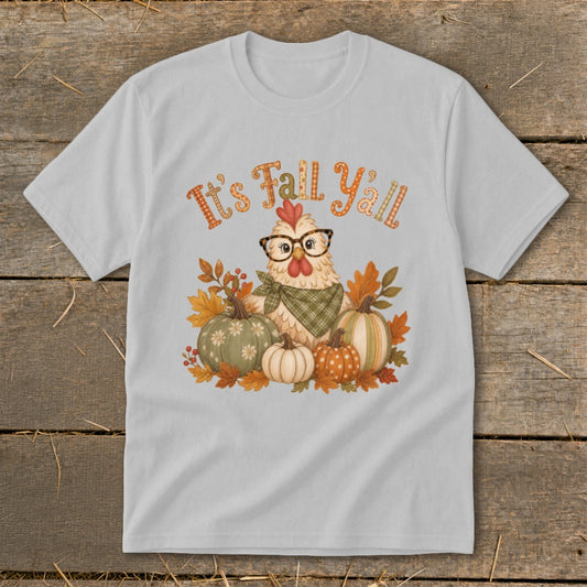 Fall Y'all Chicken Youth Tee