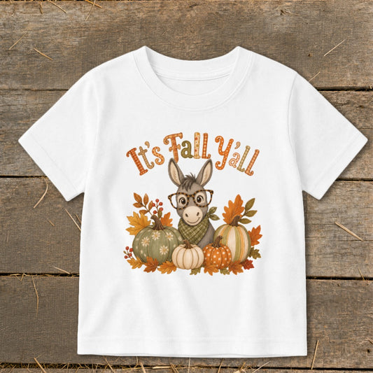 Fall Y'all Donkey Toddler Tee