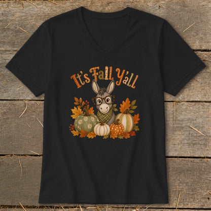 Fall Y'all Donkey V-neck