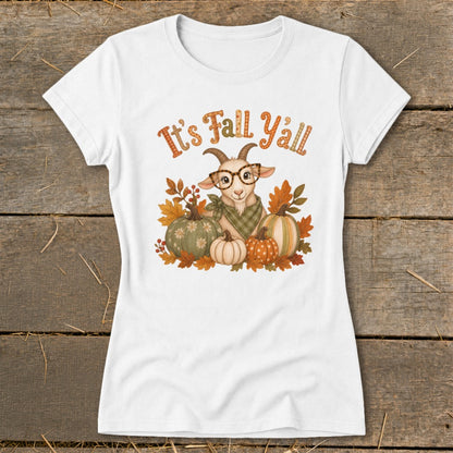 Fall Y'all Goat Ladies Tee