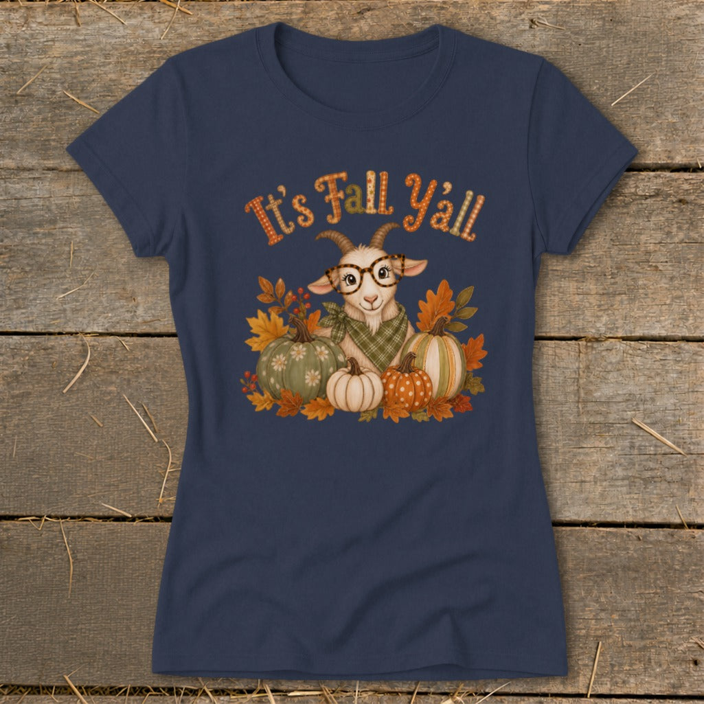 Fall Y'all Goat Ladies Tee