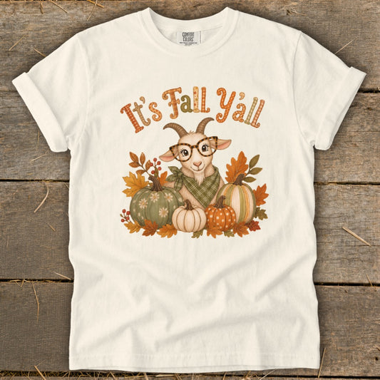Fall Y'all Goat Signature Tee