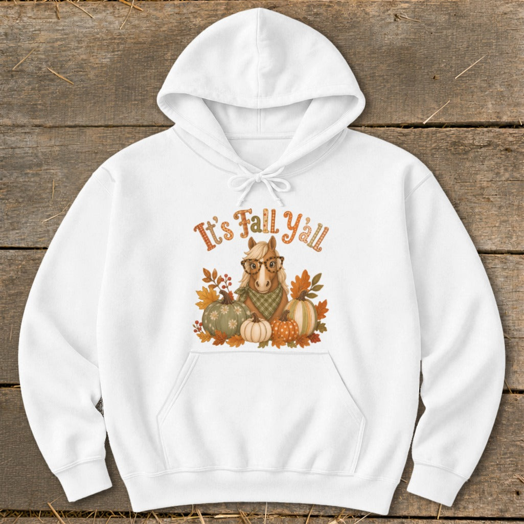 Fall Y'all Horse Hoodie