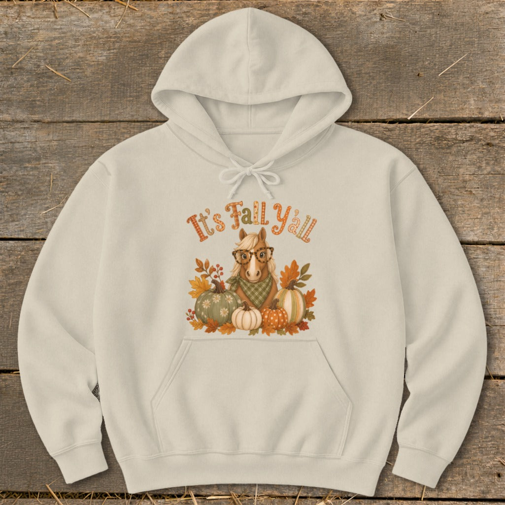 Fall Y'all Horse Hoodie