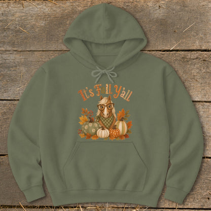 Fall Y'all Horse Hoodie