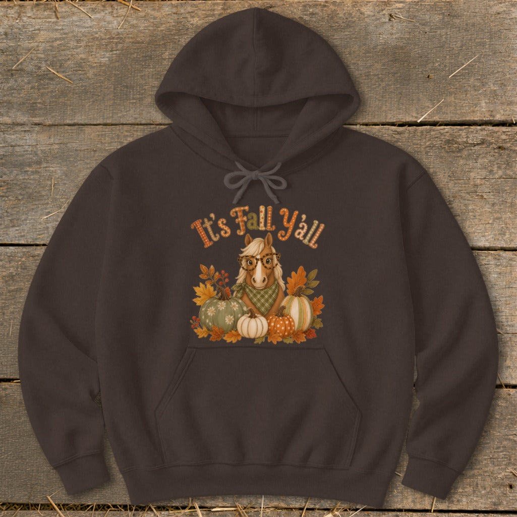 Fall Y'all Horse Hoodie