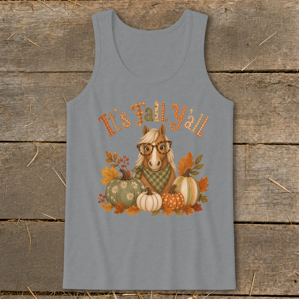 Fall Y'all Horse Tank Top