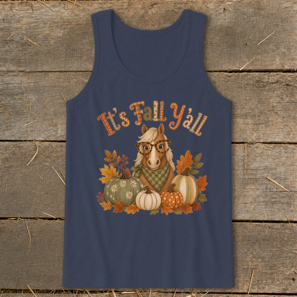Fall Y'all Horse Tank Top