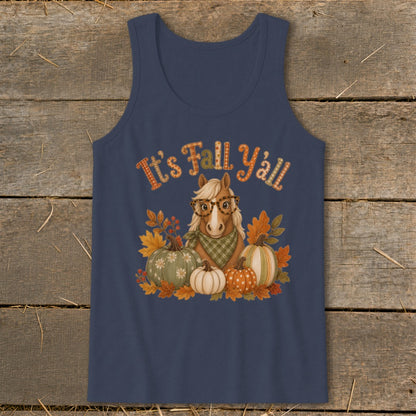 Fall Y'all Horse Tank Top