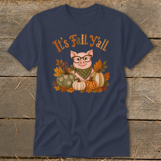Fall Y'all Pig Classic Tee