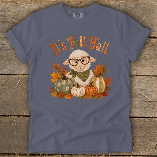 Fall Y'all Sheep Signature Tee