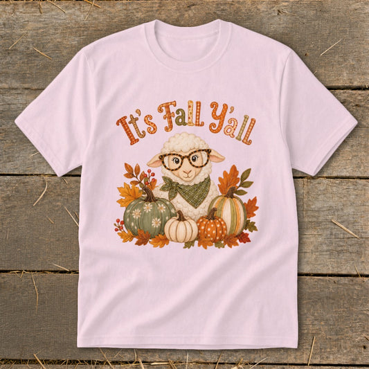 Fall Y'all Sheep Youth Tee