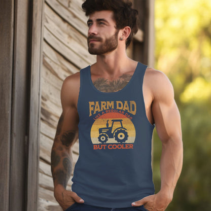 Farm Dad but Cooler Tank Top