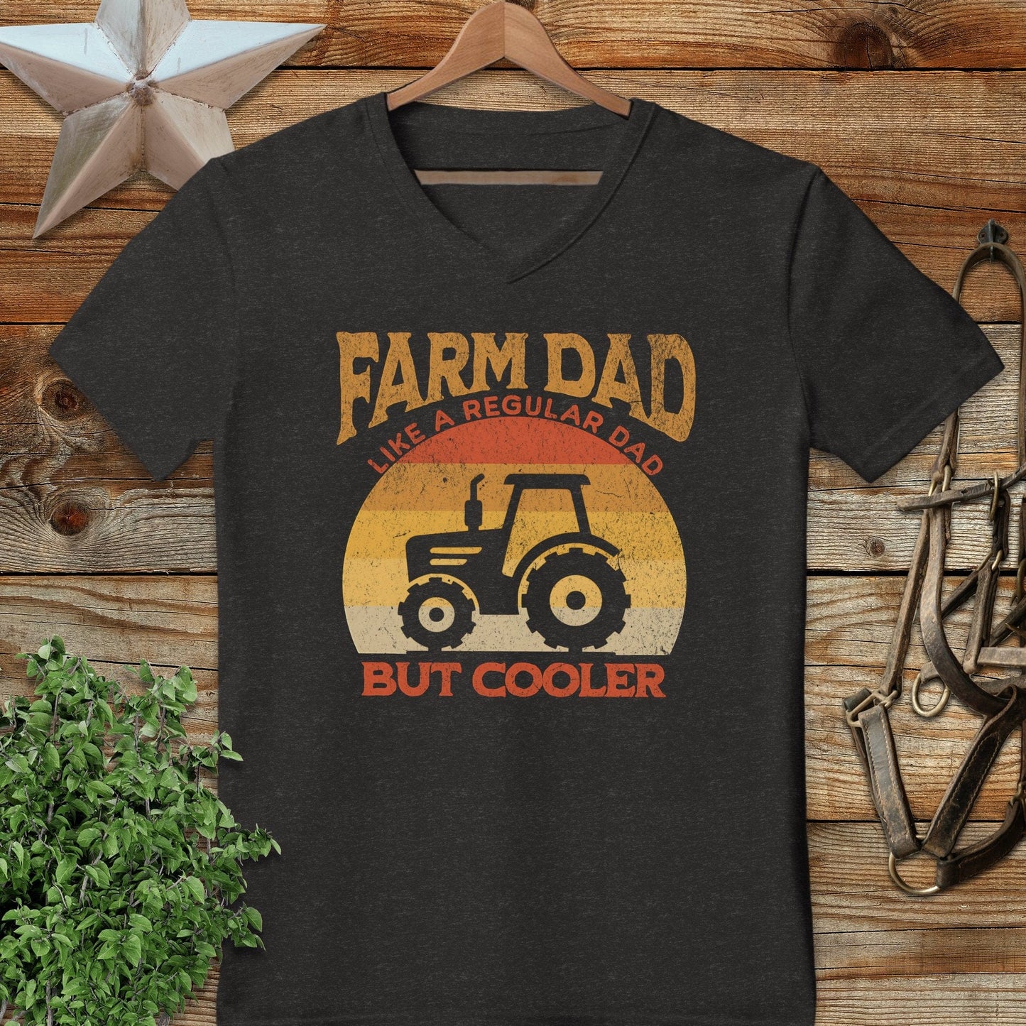 Farm Dad but Cooler V-neck