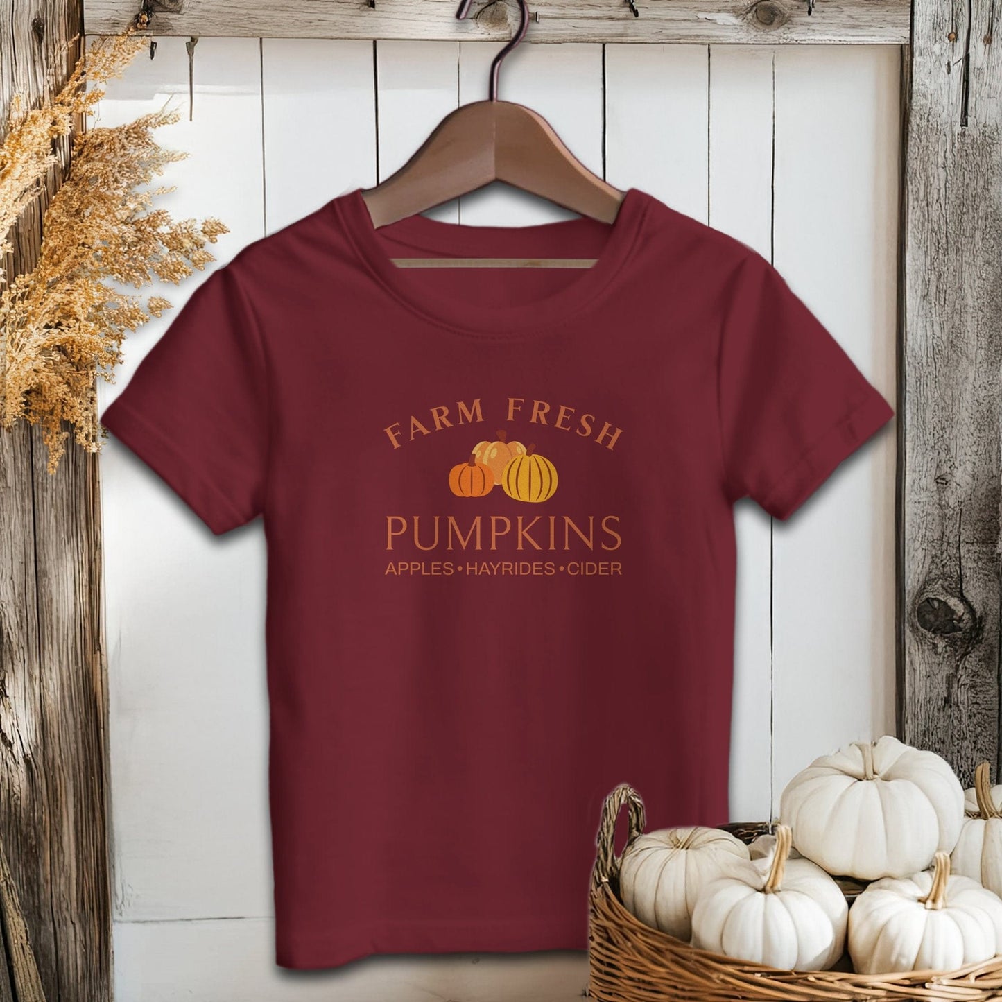 Farm Fresh Pumpkins Fall - Youth Shirt