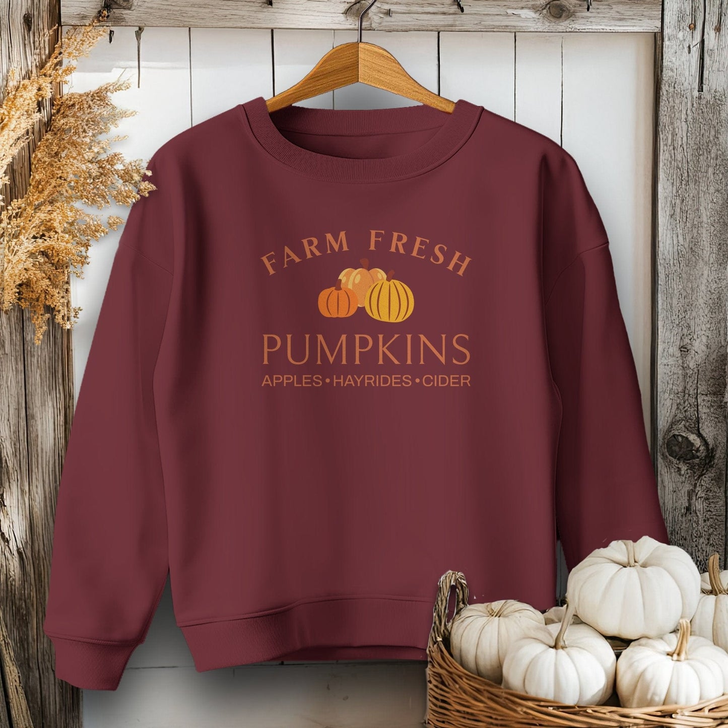 Farm Fresh Pumpkins Fall - Youth Shirt
