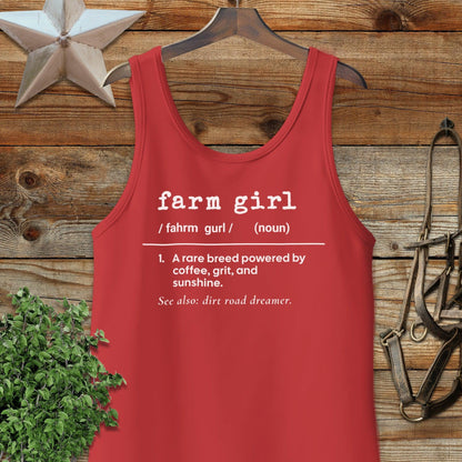 Farm Girl Definition Tank Top