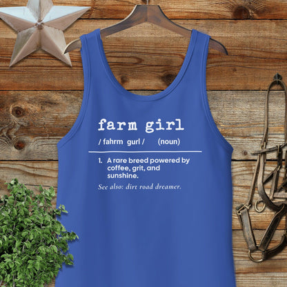 Farm Girl Definition Tank Top