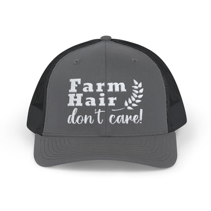 Farm Hair Don't Care - Trucker Cap