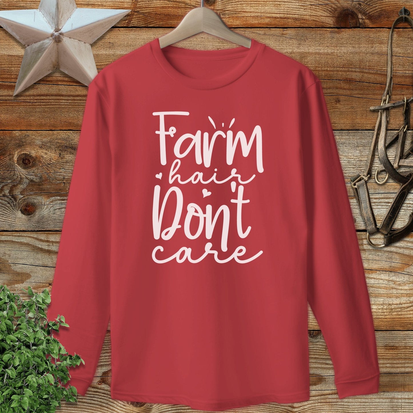 Farm Hair Long Sleeve Tee