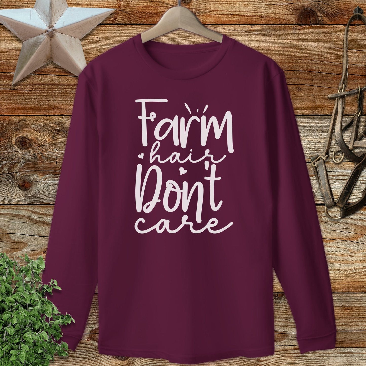 Farm Hair Long Sleeve Tee