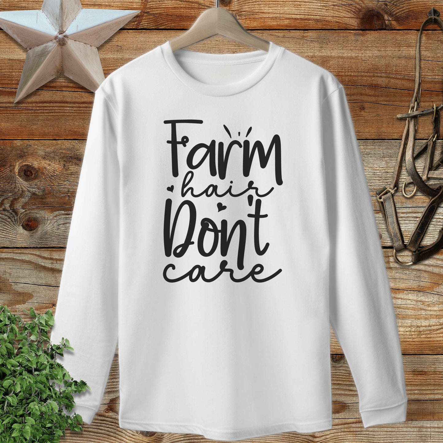 Farm Hair Long Sleeve Tee