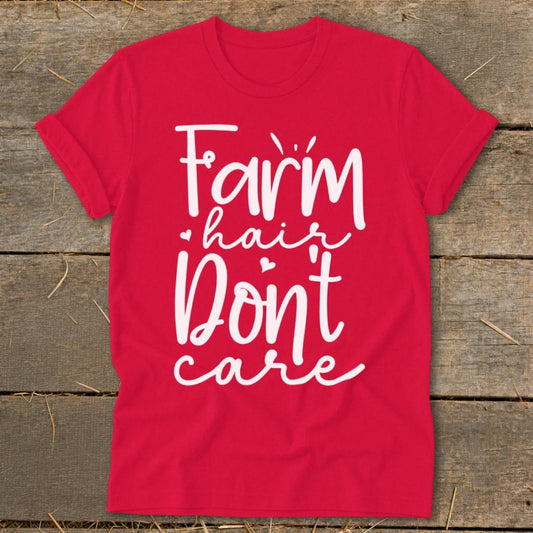 Farm Hair Softstyle Tee - Red