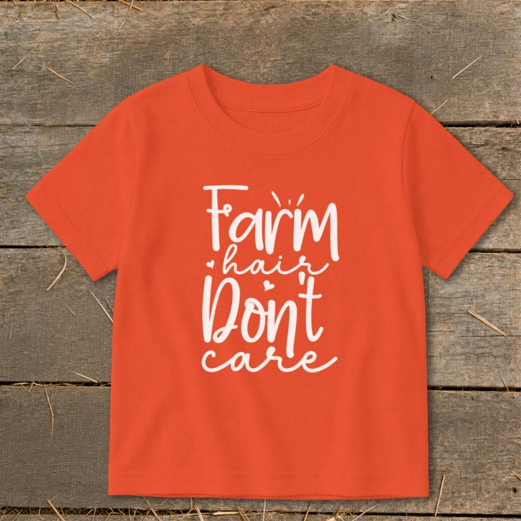 Farm Hair Toddler Tee