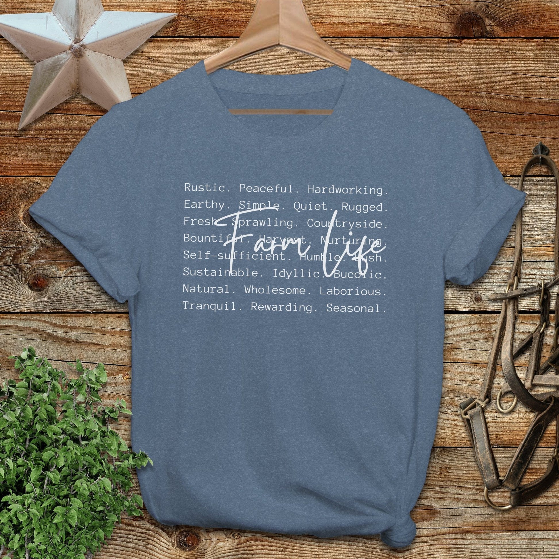 Farm Life Words Softstyle Tee