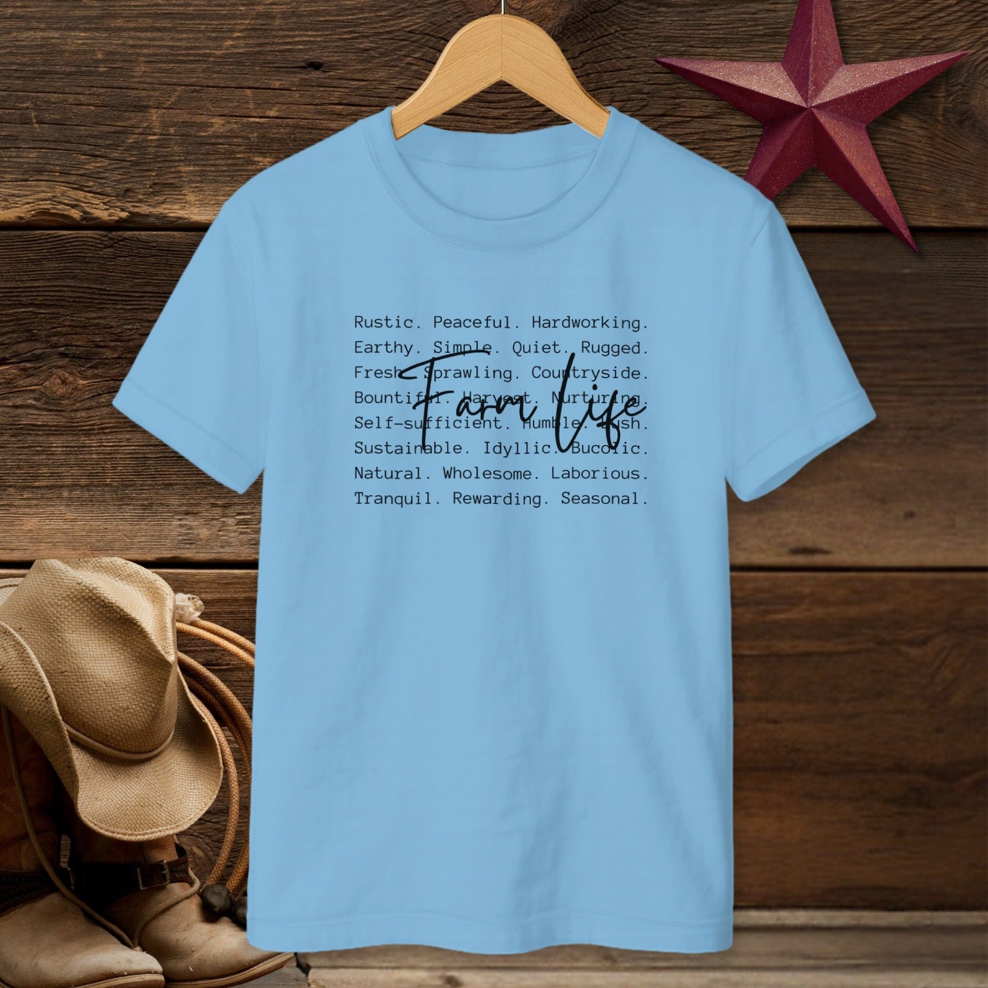 Farm Life Words T-Shirt (Youth)
