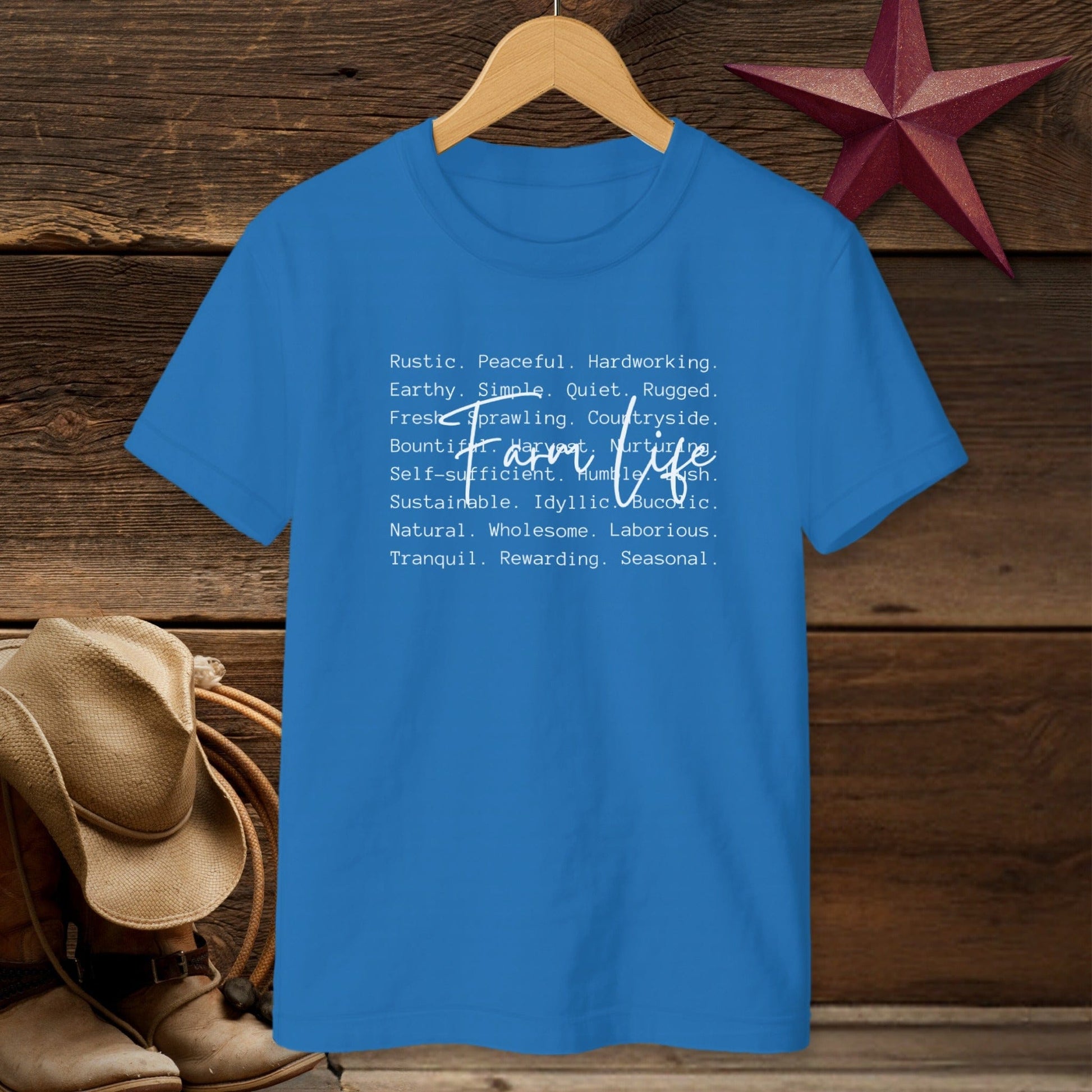 Farm Life Words T-Shirt (Youth)