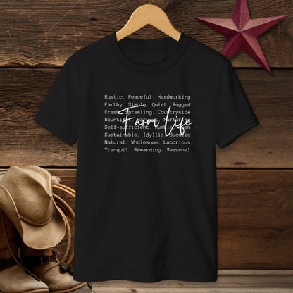 Farm Life Words T-shirt (Youth)